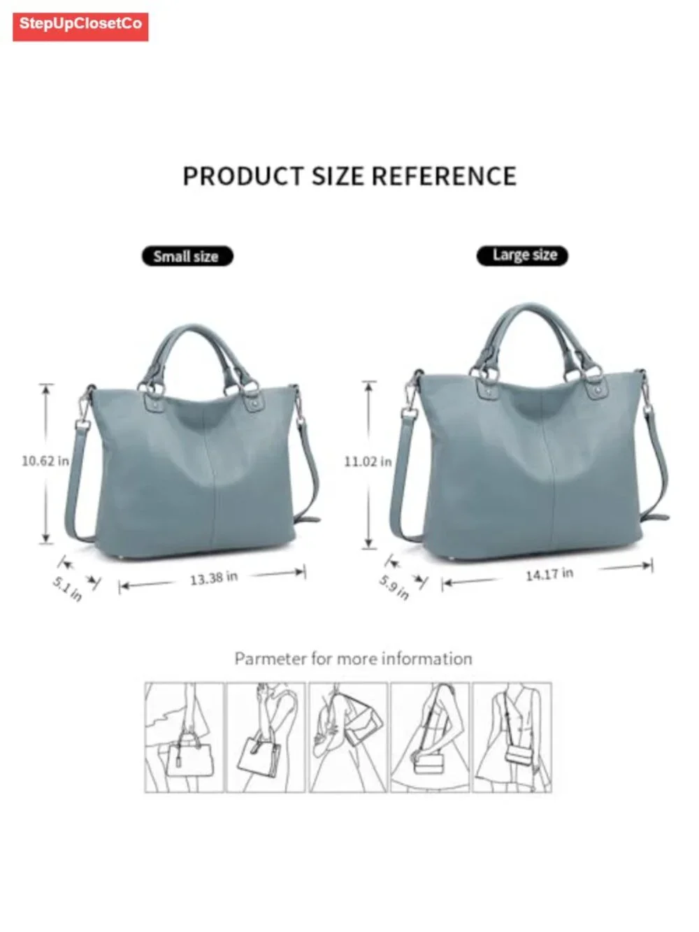 Genuine Leather Tote Bag Purse Women Top Handle Satchel